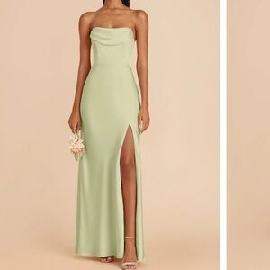 Birdy Grey Green Satin Dress